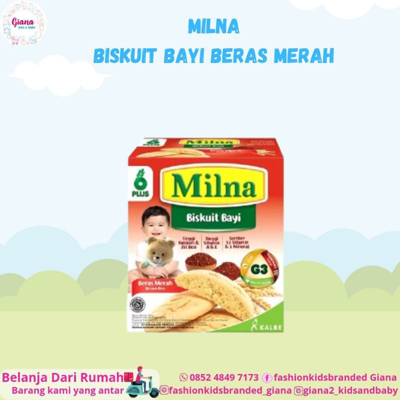 milna biskuit beras merah 110g