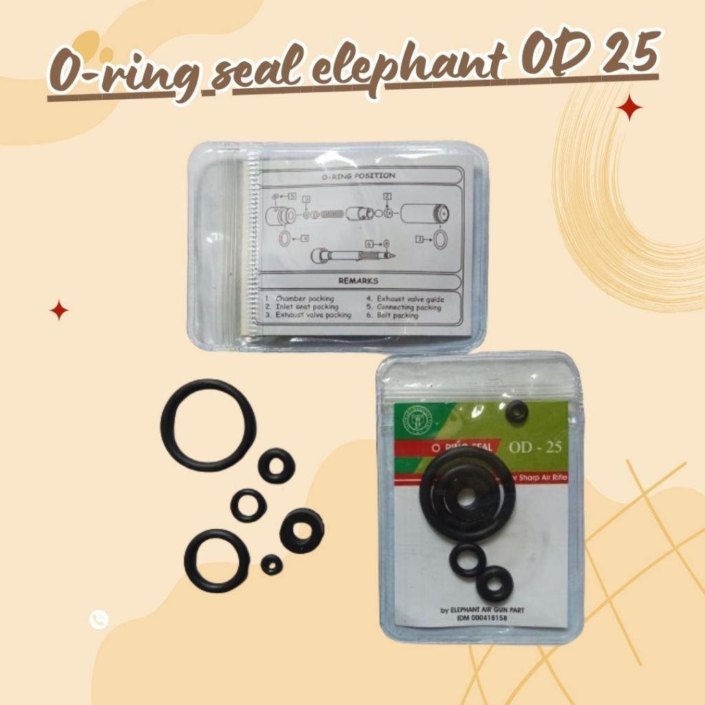 o-ring seal elephant OD 25