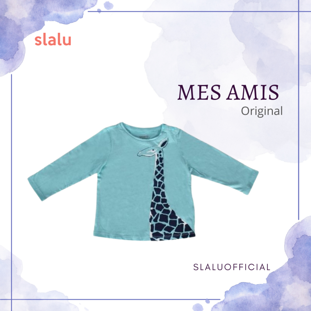 Mes Amis Baju Bayi Anak Unisex Cotton Import Adem 1–3 Tahun Factory Outlet