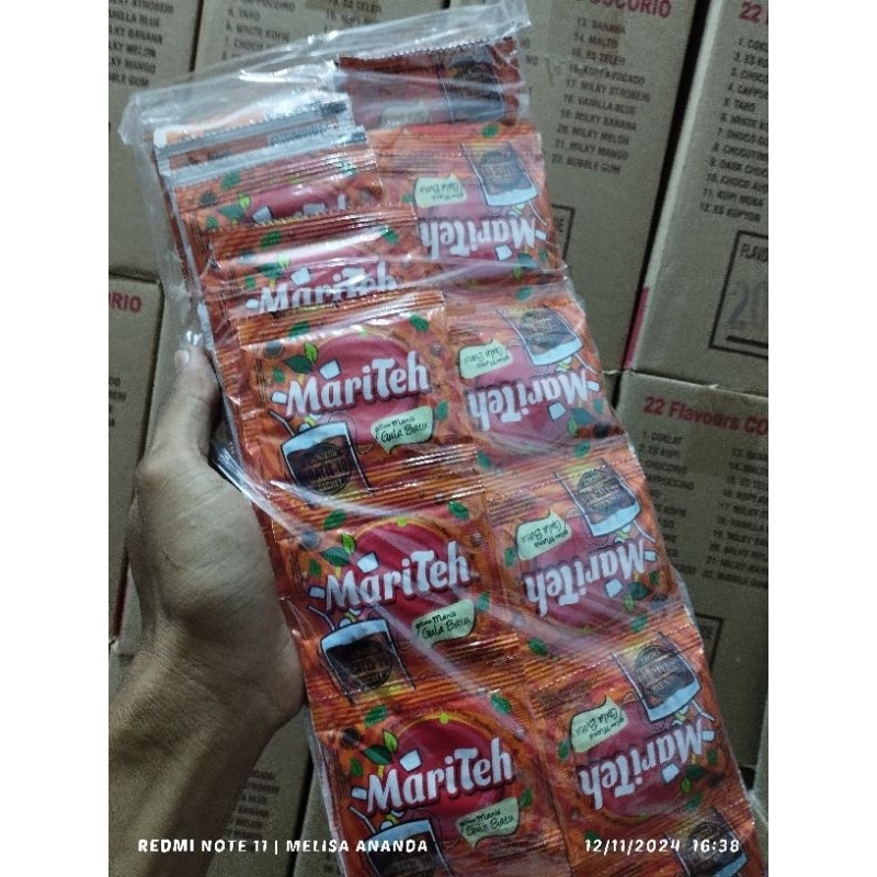 

MARITEH - MINUMAN SERBUK MANIS GULABATU - 1 RENCENG 10 SASET