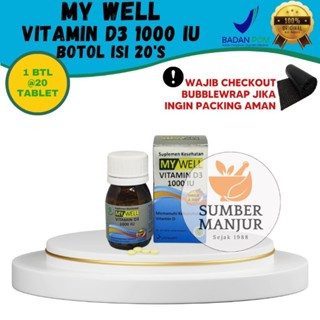 MYWELL VITAMIN D3 1000IU / MYWELL VITAMIN C + ZINC