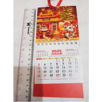 

Kalendar Kecil 2025 Hiasan Sovenir Tahun Baru / Kalender Mini Bulanan Gantung