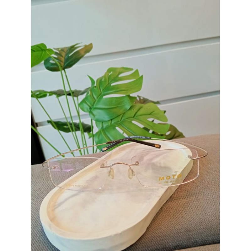 Optik Ketabang Kacamata Premium Unisex Moto Rimless MT2048