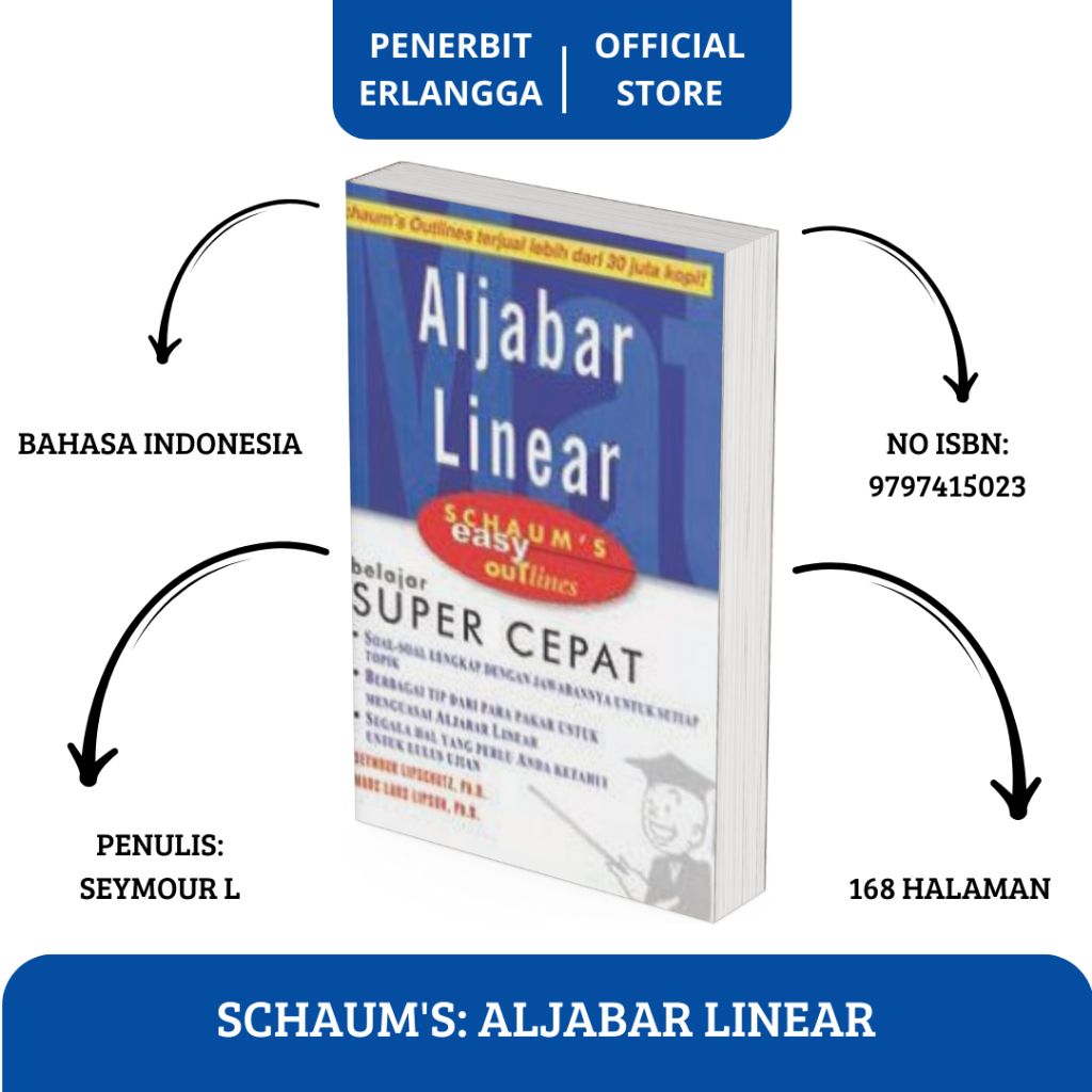 [Erlangga Official] Schaum's: Aljabar Linear - Seymour