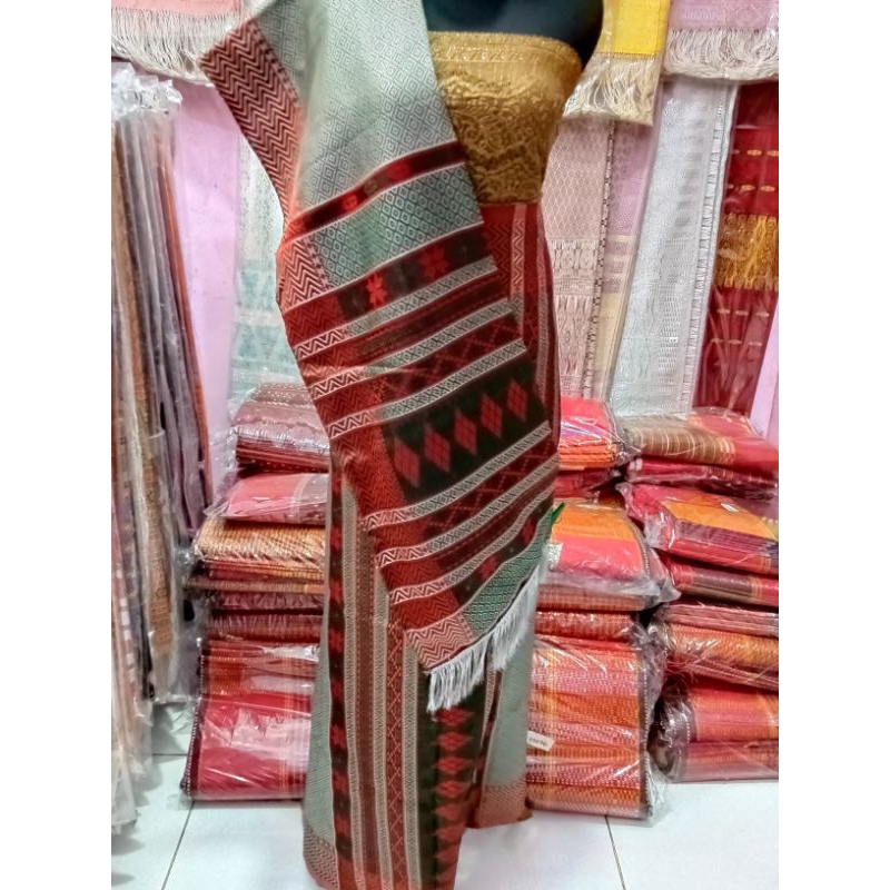Tumtuman tanpa sambung, songket murah terbaru terlaris