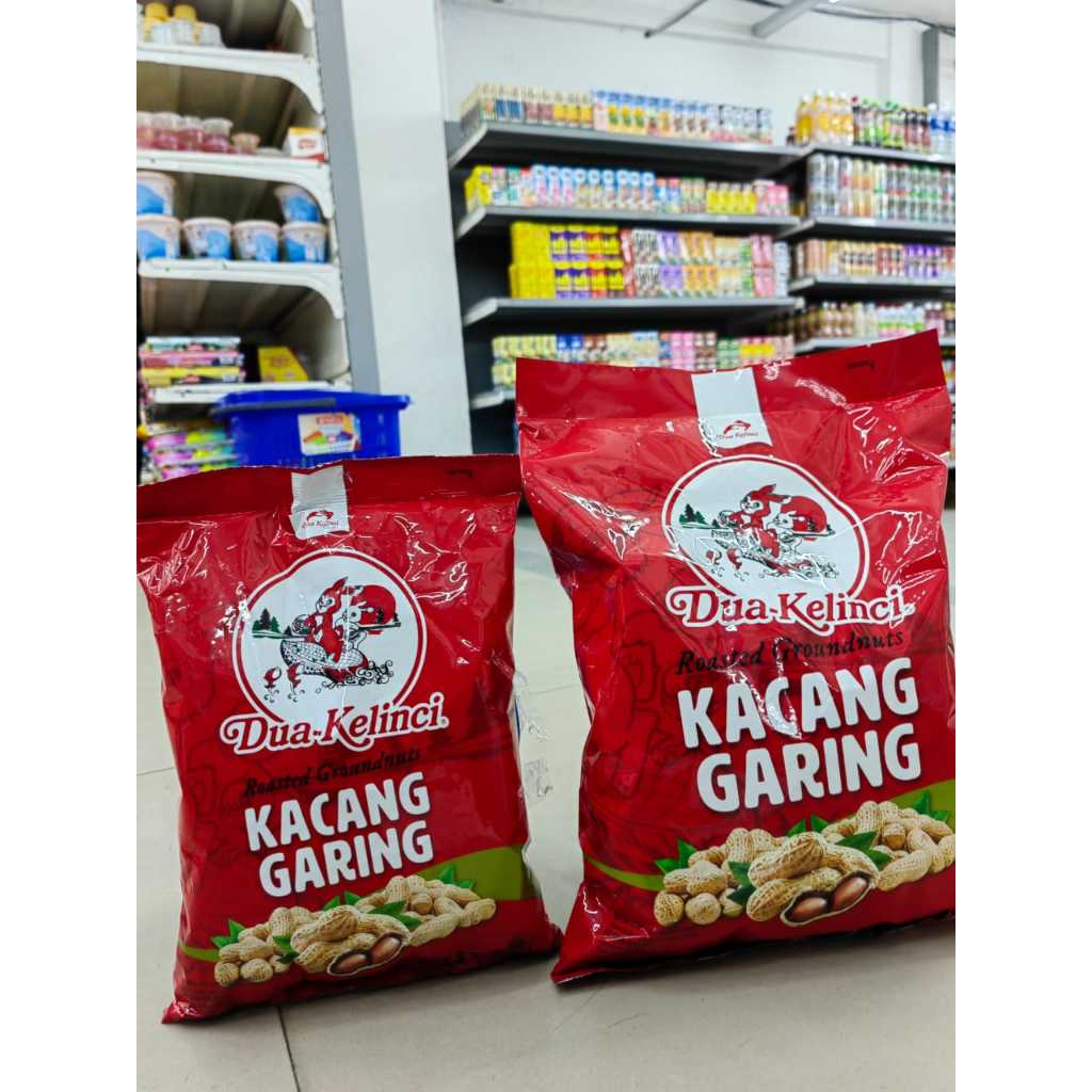 

Dua Kelinci kacang garing roasted groundnuts 370g-720g