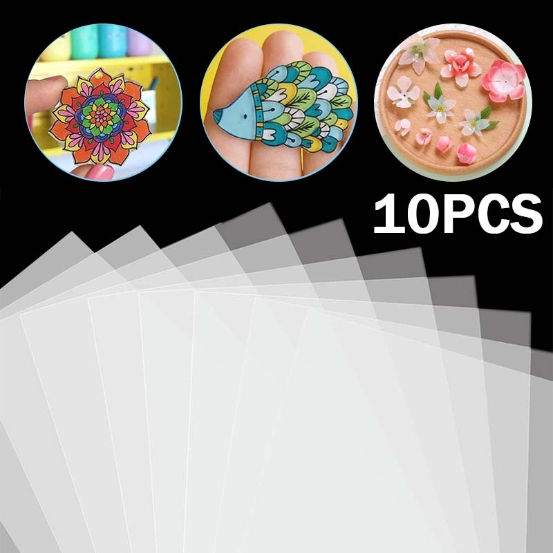 10pcs Paper Shrink Plastik Shrink Diy 20*29cm Shrink Dink Plastic Shrink Plastic Craft Kids Diy Shri