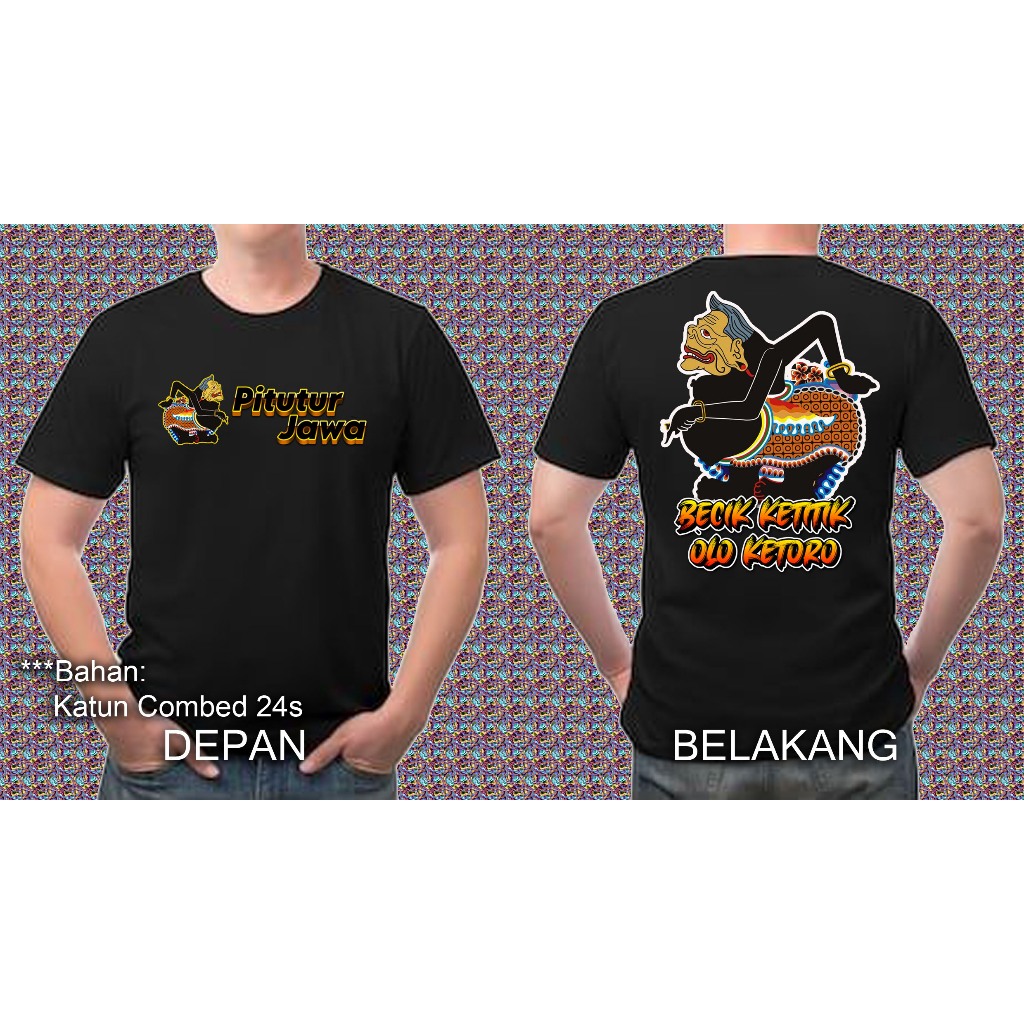 KAOS PITUTUR JAWA KATUN COMBED 24S PREMIUM - SEMAR QUOTES - PEPEATAH JAWA