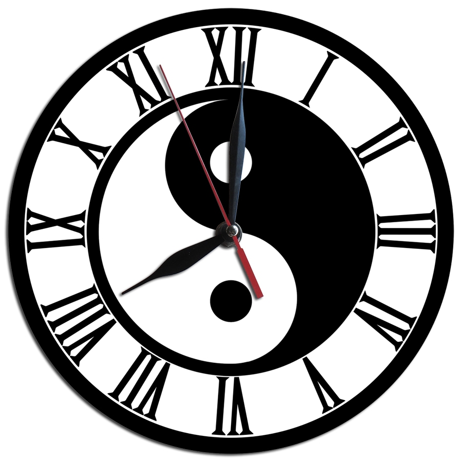 Jam Dinding Yin Yang 05