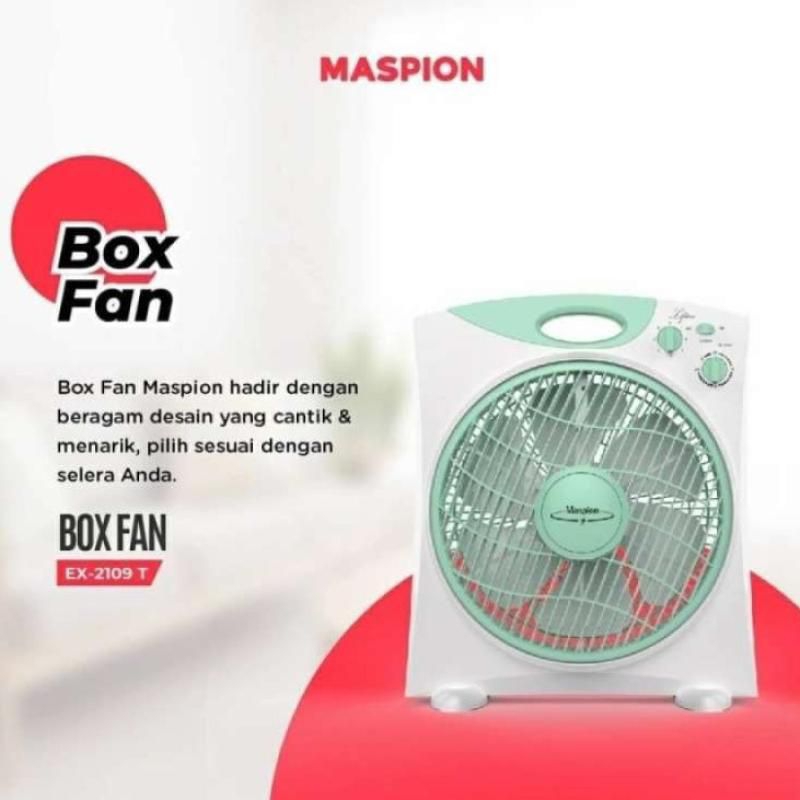 Kipas Angin Box Fan Kotak Duduk Maspion EX-2109T 12 Inch
