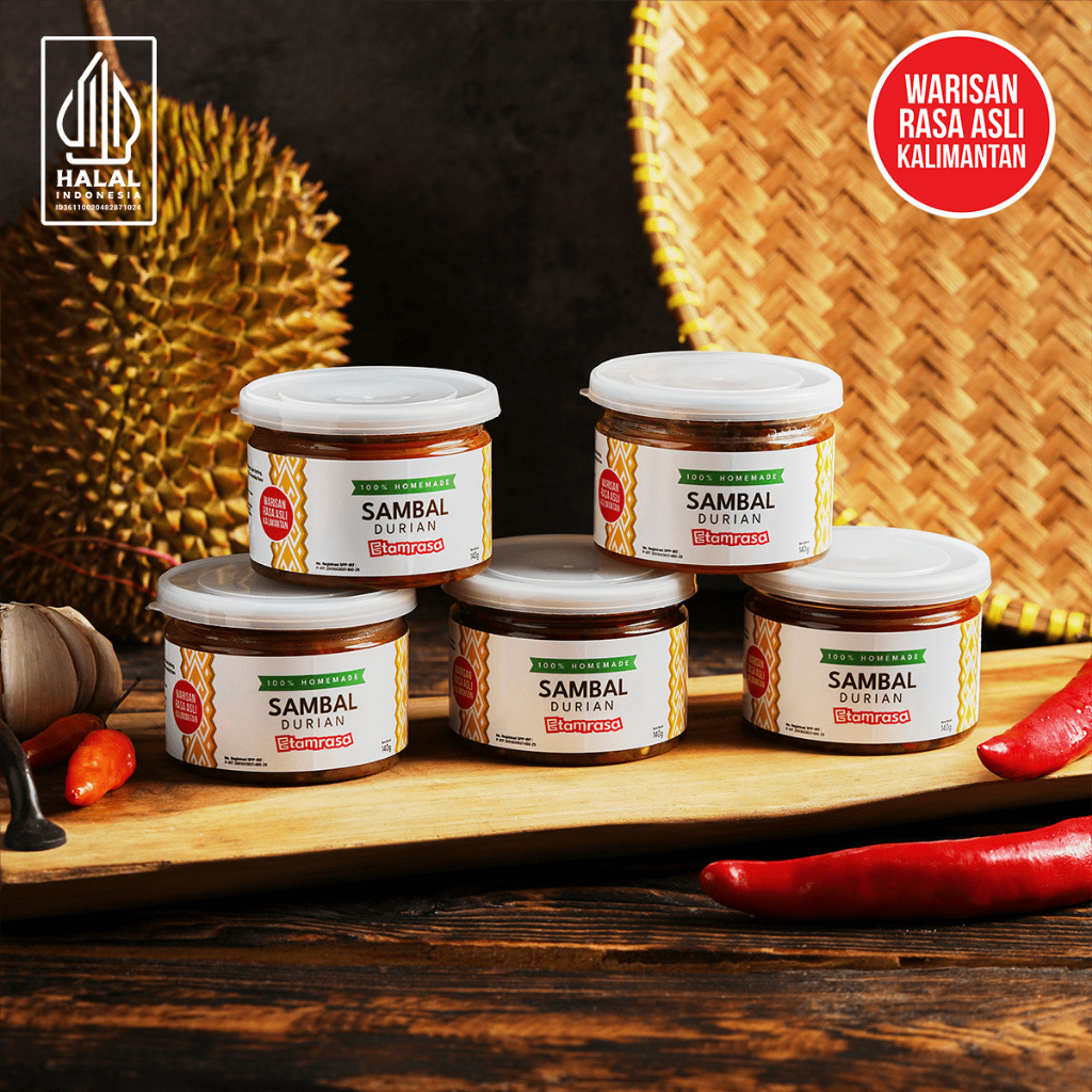 

Paket Etamrasa 5x Sambal Durian Khas Kalimantan