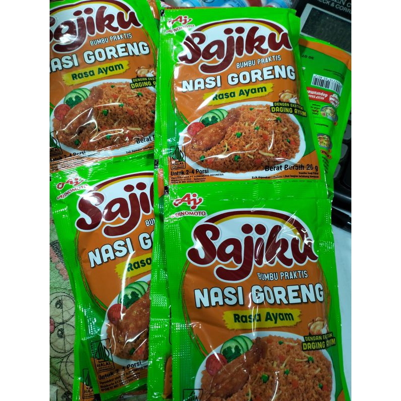 

sajiku nasi goreng 1 renteng isi 10 sachet