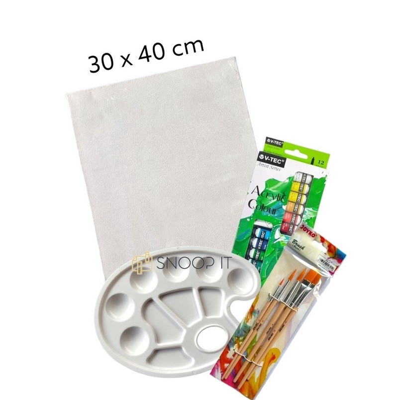 

Diskon Terlaris Paket Melukis Lengkap Set 4 in 1Jumbo Set Kanvas 3x4 Kuas Palet dan Cat Acrylic Set SHSNP