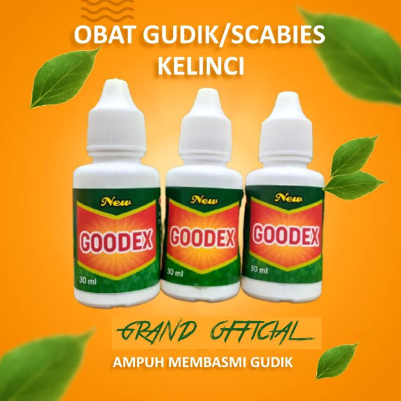 GOODEX OBAT SCABIES OLES TETES KELINCI KUCING MARMUT / OBAT JAMUR KELINCI KUCING/ OBAT GUDIK KELINCI