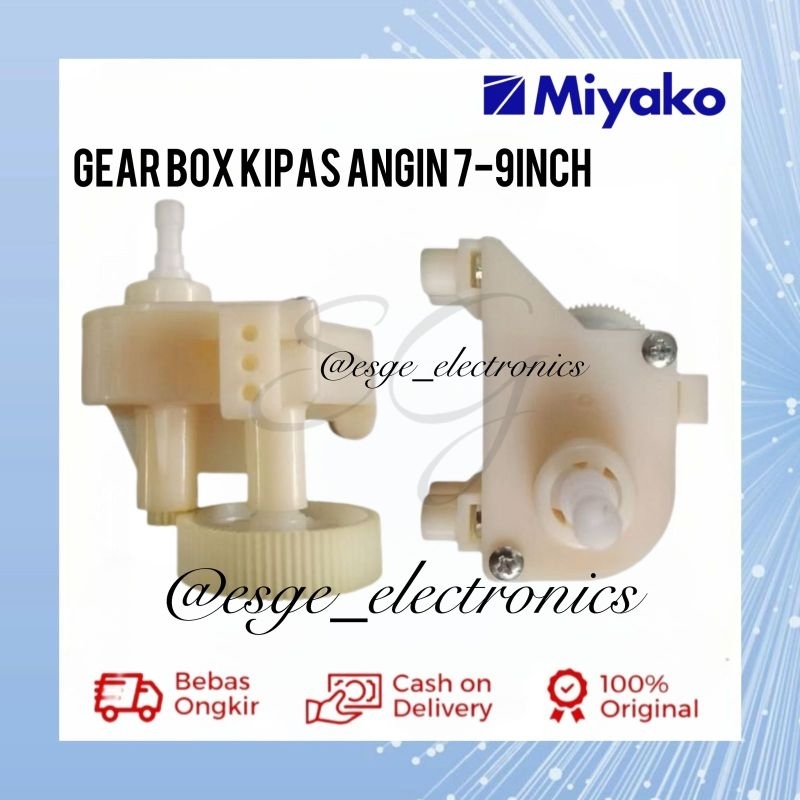 ORIGINAL GEARBOX KIPAS ANGIN 9 INCHI MIYAKO / GEAR BOX DINAMO ROTARI MOTOR KIPAS ANGIN MIYAKO, COSMO