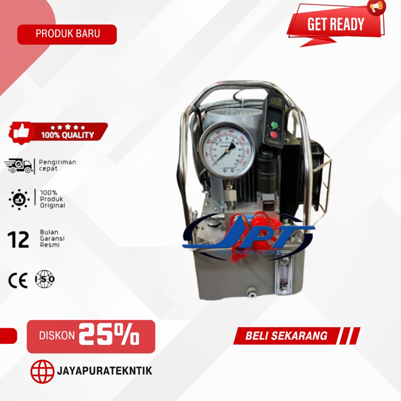 Electric Hydraulic Torque Wrench Pump 8L 4 outlet Pompa Torsi