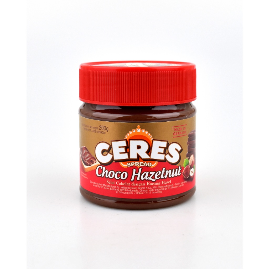 spread coklat ceres choco hazelnut 200