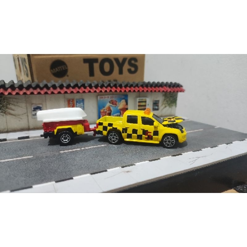 Majorette Volkswagen Amarok & trailer