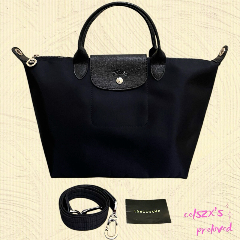 Preloved Tas LC Le Pliage Neo Medium Black