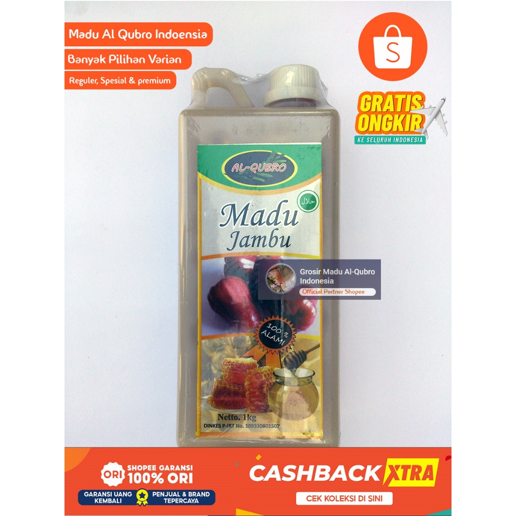 

Madu Al Qubro Asli Nektar Jambu 1 Kg - Grosir Madu Asli Al Qubro Jambu 1 Kg