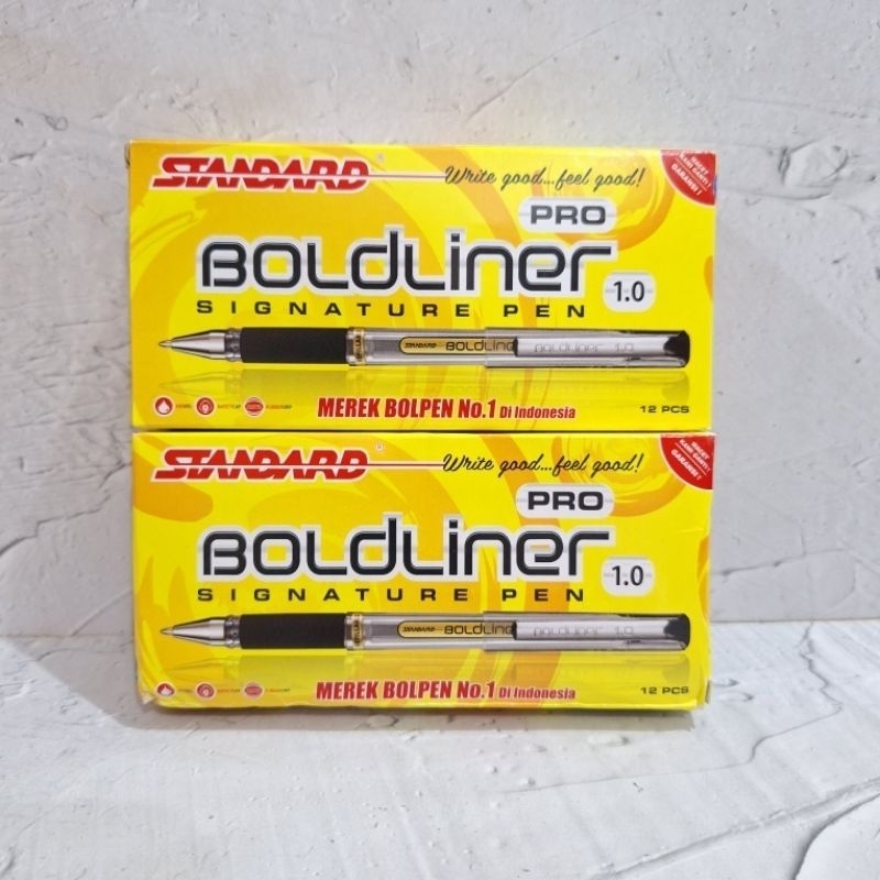 

Ay00! Pulpen Boldliner Pro 1.0 mm Standard 1 Lusin