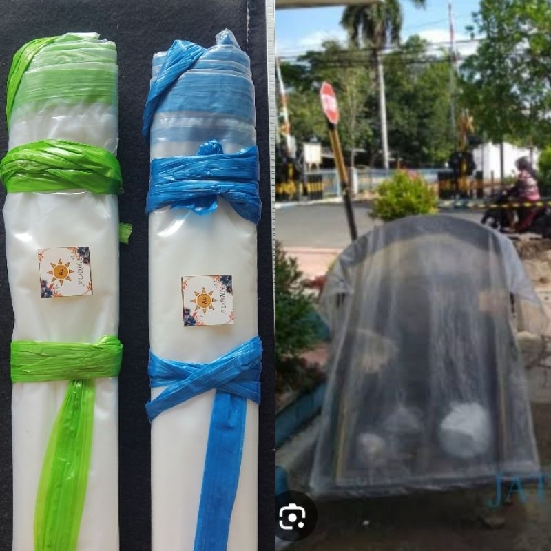 Plastik Becak. Klep Becak. Plastik Tutup Becak