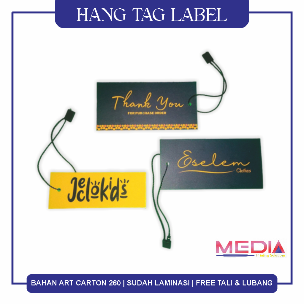 

Hang Tag Label Baju Celana Hangtag Souvenir Free Tali Loopin