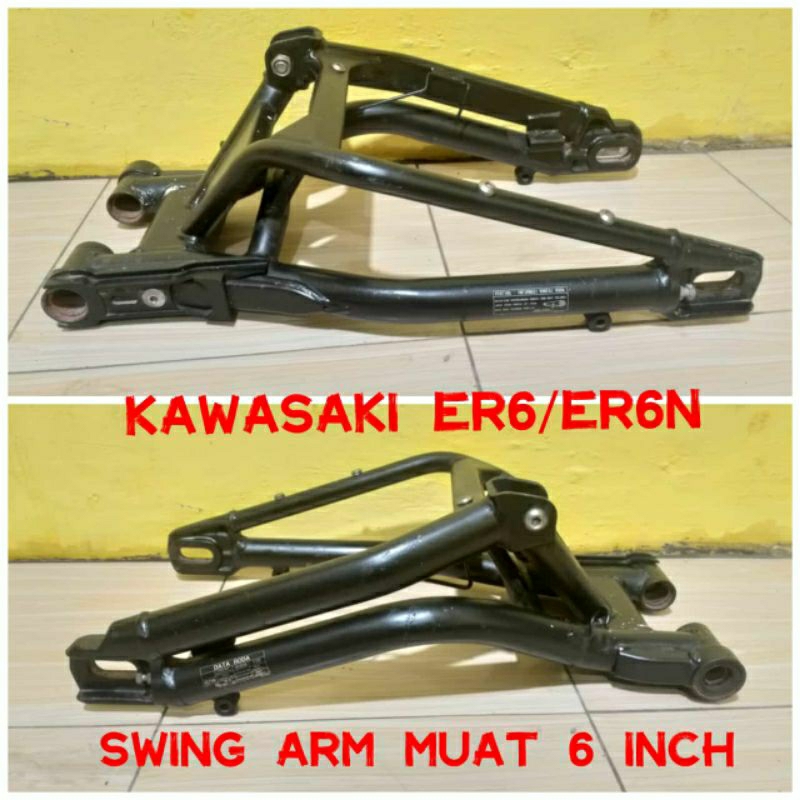 swing arm kawasaki er 6 f er 6  n versys 650 original copotan lebar eks limbah moge