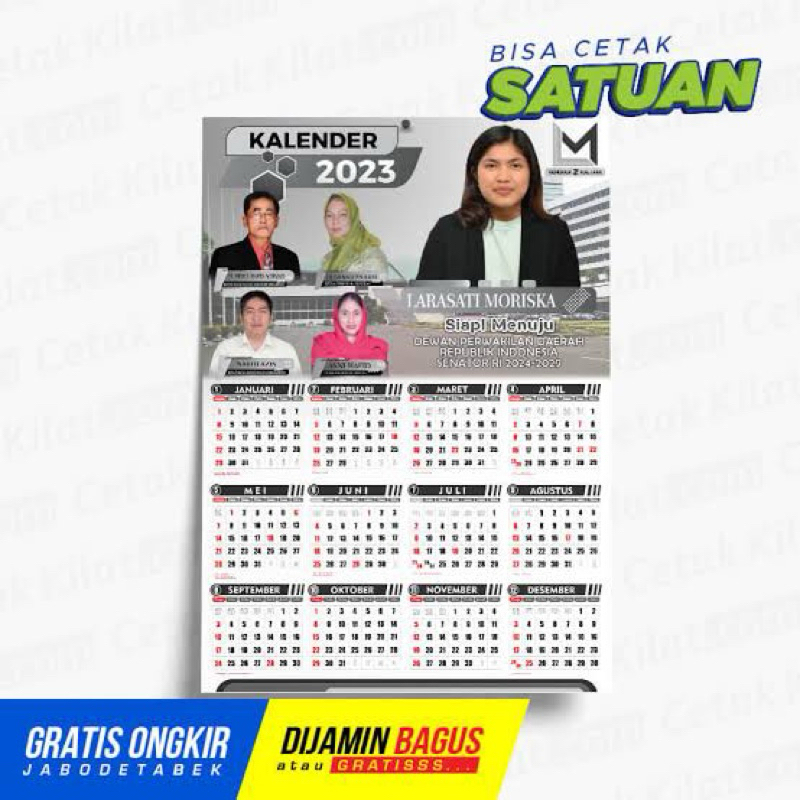 

custom kalender dinding