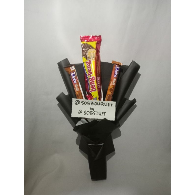 

SOBBOUQUET BUKET SNACK 12 RIBUAN [ UKURAN 25-30 CM ] | BACA DESKRIPSI!