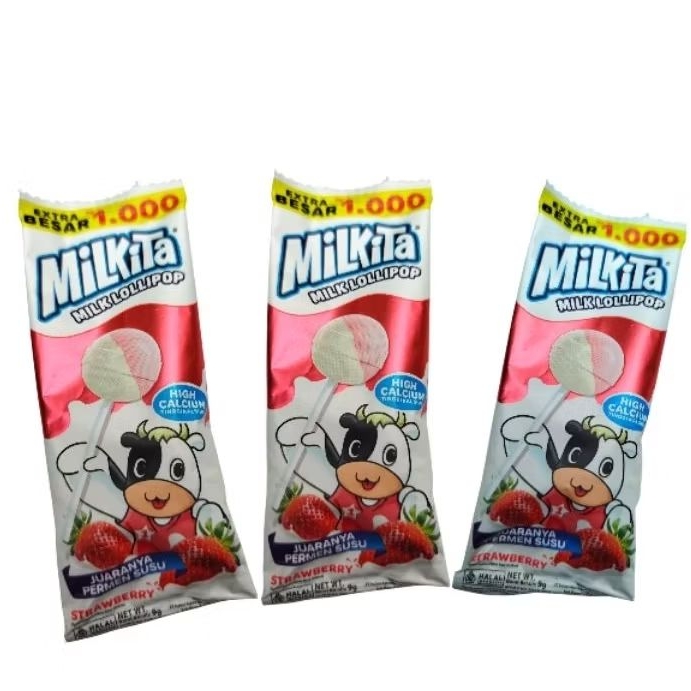 

Milkita Milk Lolipop Permen Susu Renceng