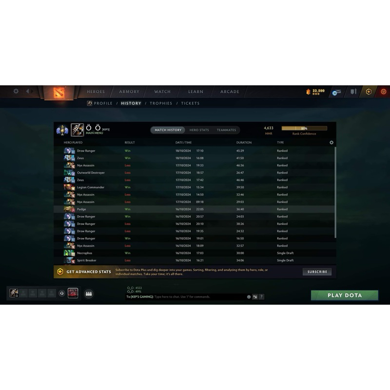 ID Dota Rank Divine  Free Arcana PA