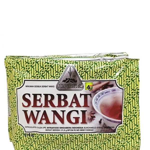 

TERMURAH SERBAT WANGI INTRA 1 RENCENG ISI 10 SACHET