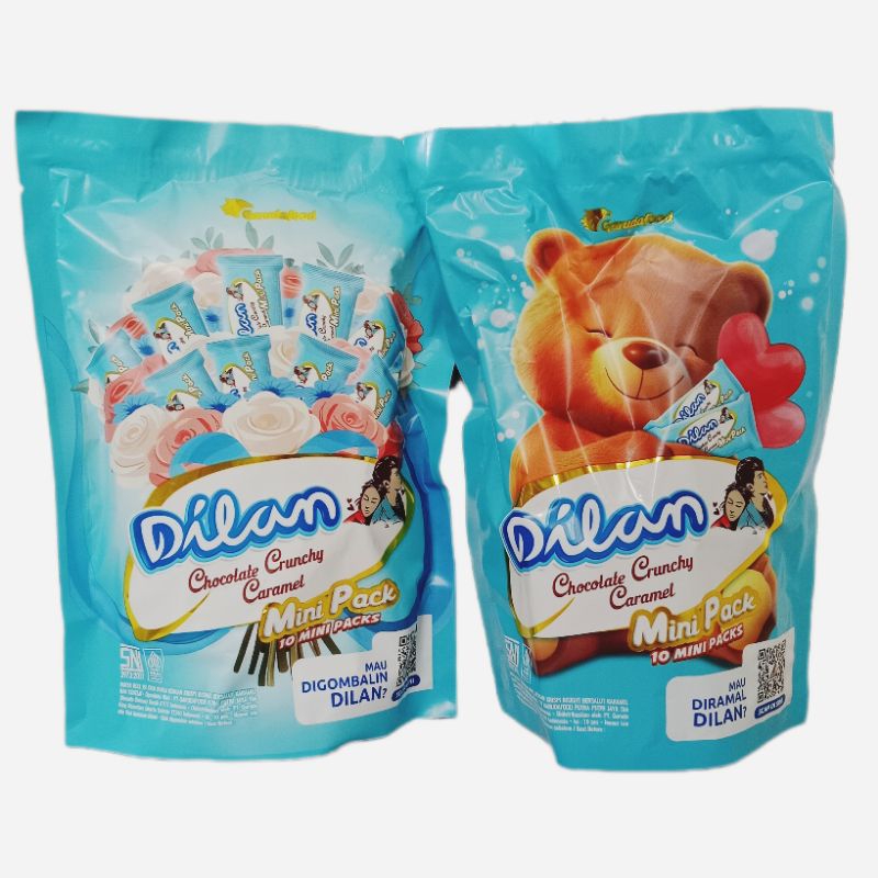 

DILAN Chocolate Crunchy Caramel Mini Packs isi 10