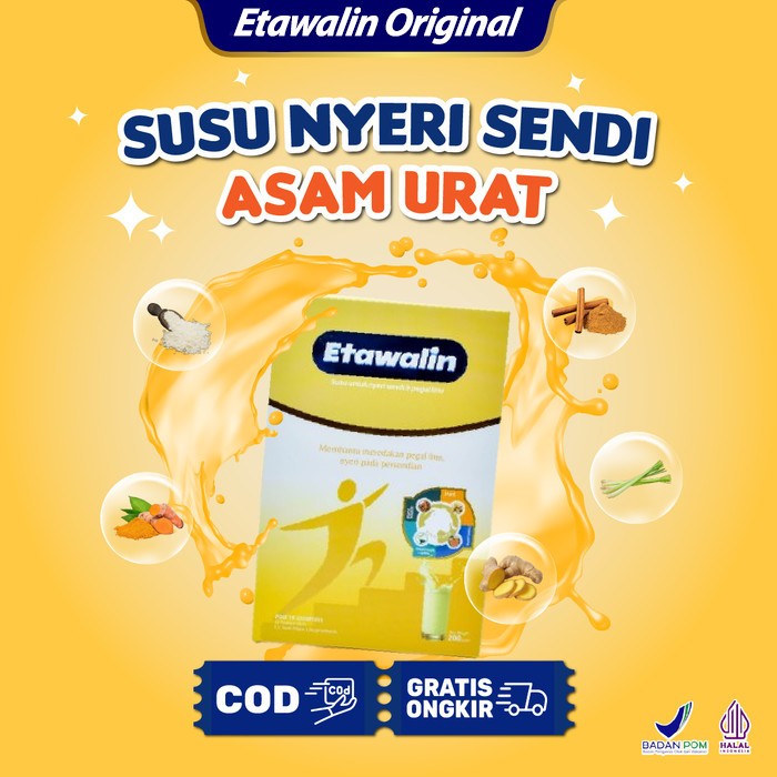 

Etawalin Susu Etawa Herbal Nyeri Sendi Original 1 Box