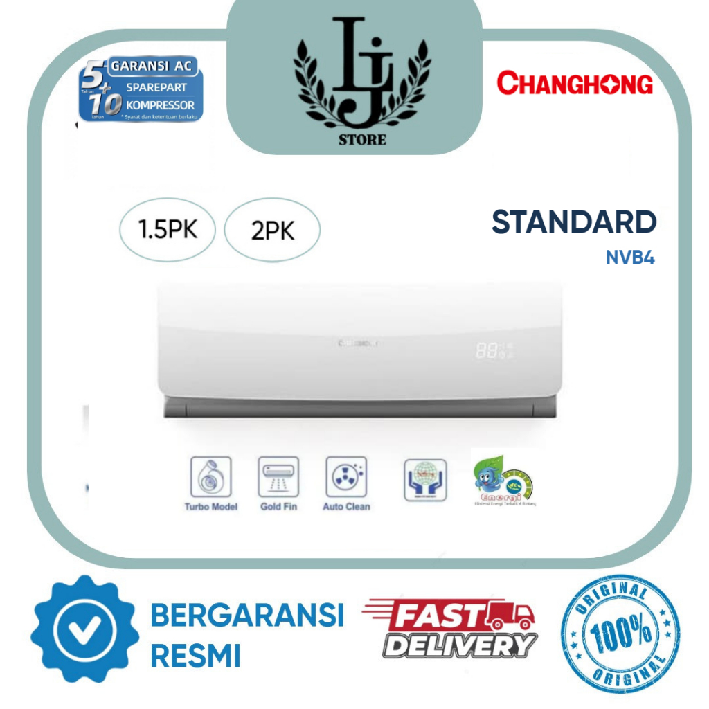 AC Changhong Standard CSC12NVB / CSC18NVB 1.5PK / 2PK AC Standard Changhong