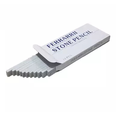 

Kapur Besi Ferrarri Ferari Putih Plate Stone Pencil Pensil Tulis Besi