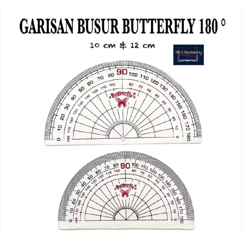 

PENGGARIS BUSUR BUTTERFLY (BESAR & KECIL)