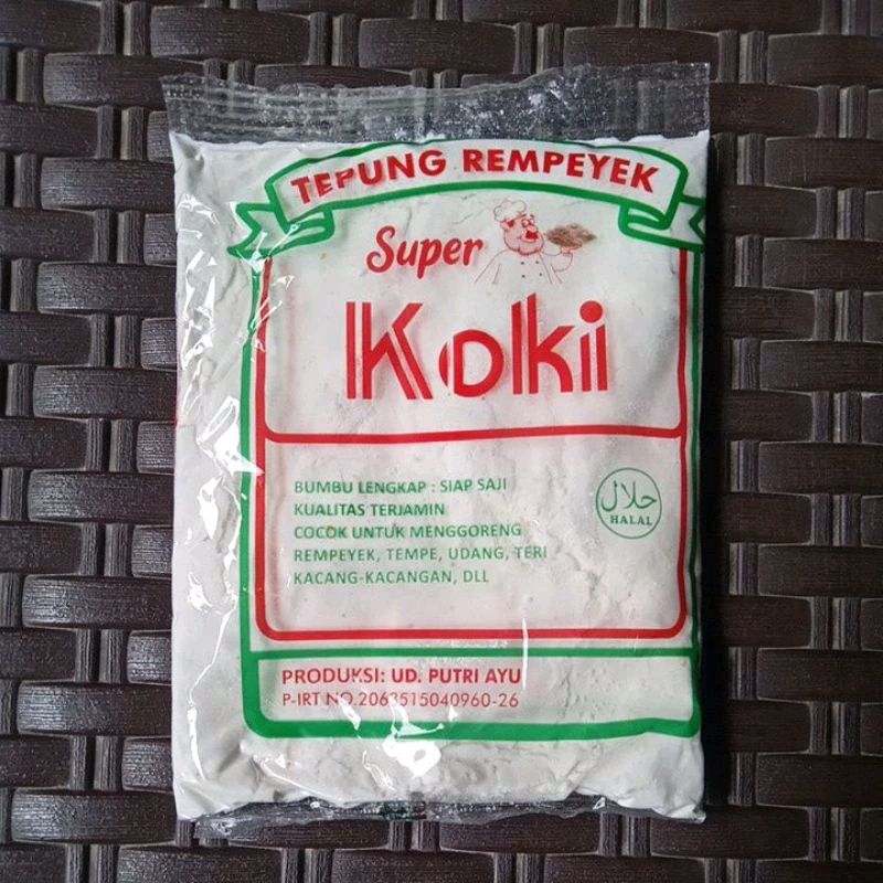 

tepung rempeyek 1pack isi 10pcs