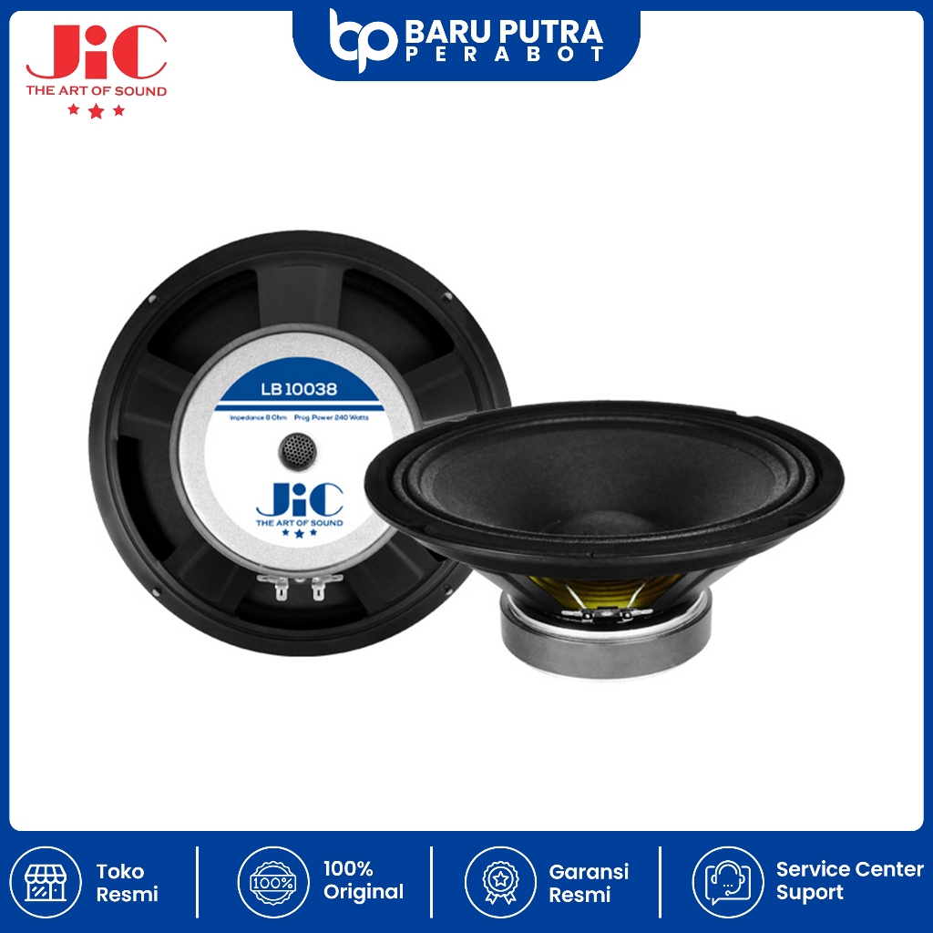 Speaker Komponen JIC LB 10038 10Inch / Speaker Component 10" LB-10038