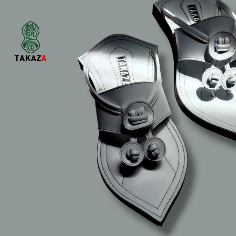 COD | Sandal Replika Terompah Nabi Warna Putih Original Takaza