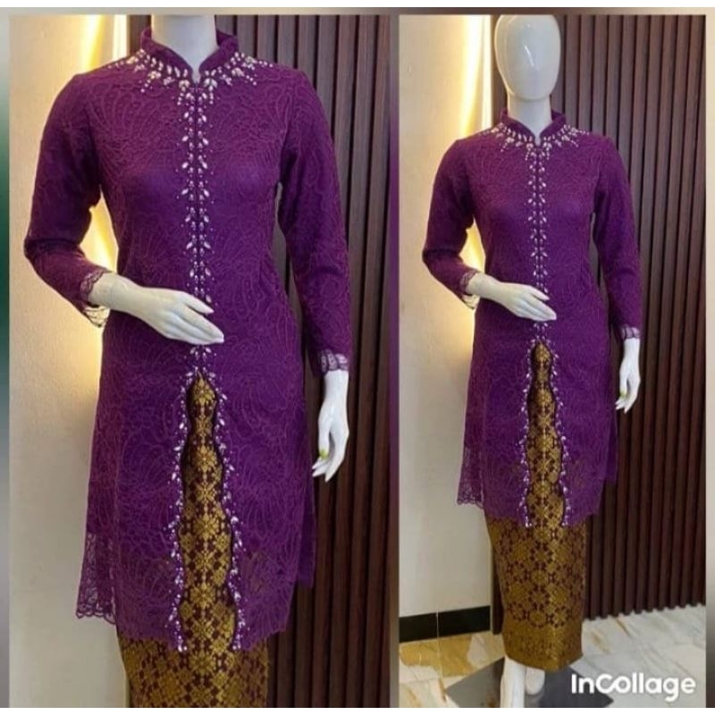 BF REALPICS SETELAN TUNIK MONALISA/KEBAYA PESTA MODERN/KEBAYA KONDANGAN/BAJU AKAD/KEBAYA IBU BESAN/K