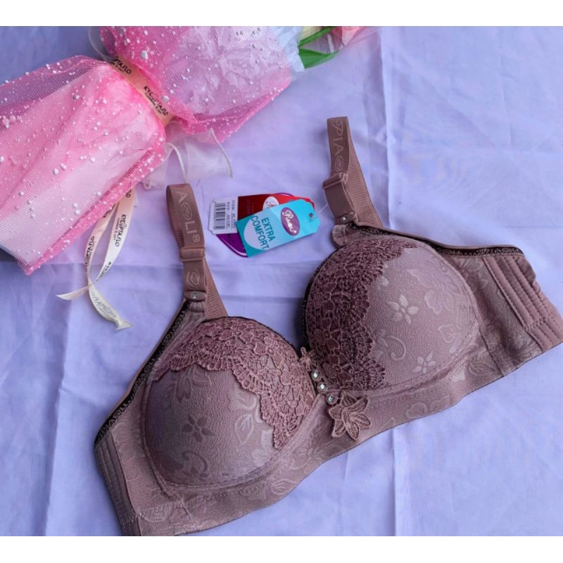 BRA BURKAT PIAOLI BRA RENDA TANPA KAWAT JUMBO PAKAIAN DALAM PIAOLI KAIT 3 BRA TANPA KAWAT KAIT 3 BRA