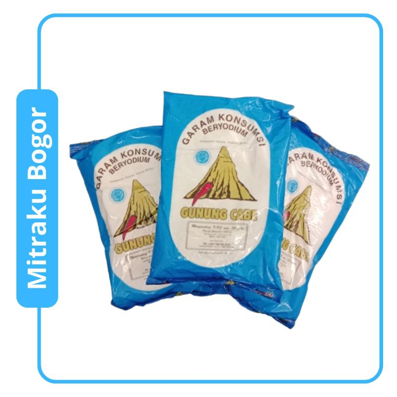 

Garam Halus / Garam masak Beryodium 200 Gram