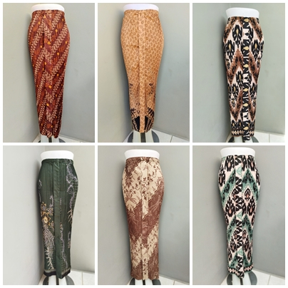 Rok Plisket Batik Bawahan Kebaya Rok Plisket Batik Rok Kebaya Rok Plisket Motif Rok Pesta Kondangan 
