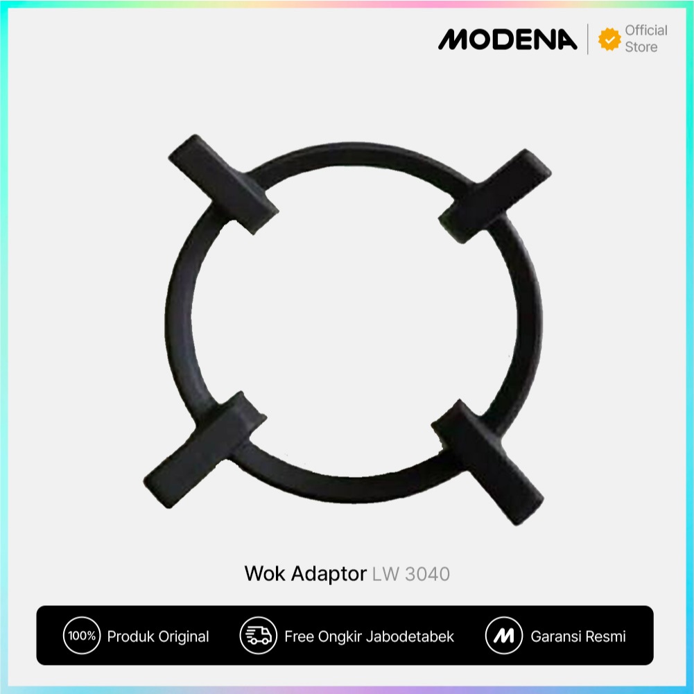 MODENA GENUINE PARTS  Wok Adaptor (Cast iron)/Dudukan Wajan Kompor - LW 3040