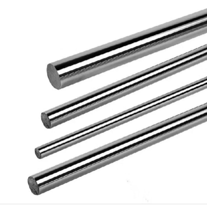 As stainless 8mm, 10mm, 12mm