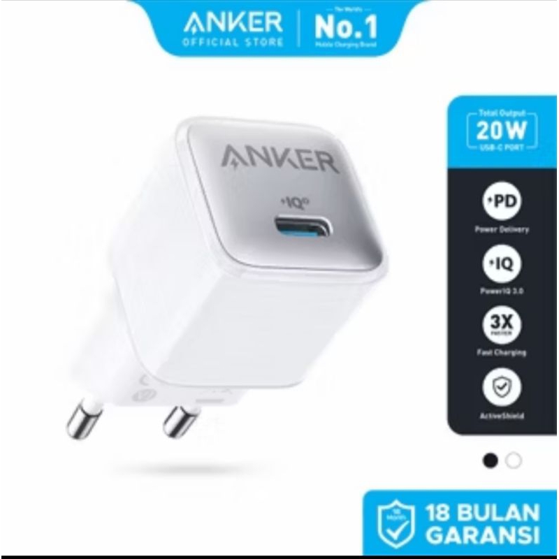 Wall charger anker powerport nano pro 20w-A2637