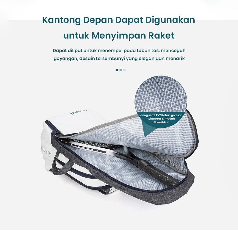 BIG PROMO Tas Raket Badminton Ransel Raket Multifungsi Foldable Tas Ransel /Tas Tenis /Tas olahraga