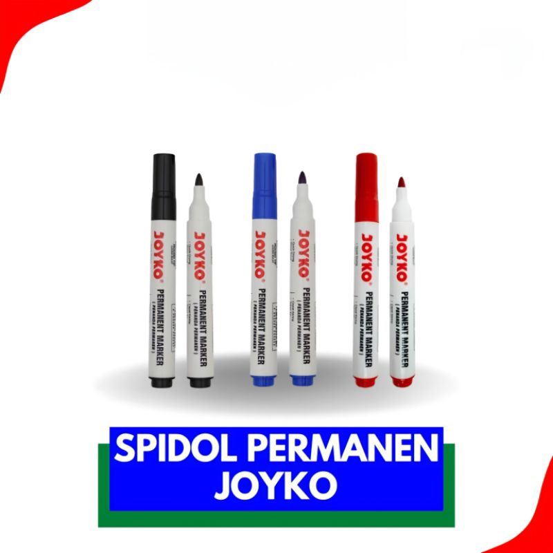 

SPIDOL PERMANEN JOYKO / JOYKO PERMANENT MARKER ROUND TIP